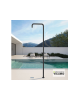 SLIM outdoor shower column SHOWER COLUMN - HYDROMASSAGE