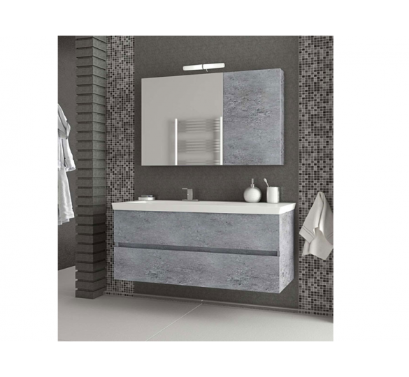 LUXUS 100 BASE UNIT SHINY GRANITE Bathroom Furniture