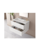 LUXUS 100 BASE UNIT SHINY WHITE LACQUERED FINISH  Bathroom Furniture