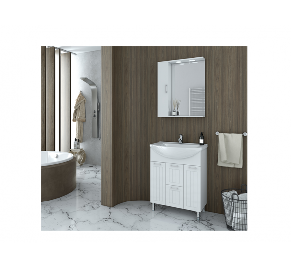 RITMO 55 BASE UNIT WHITE  Bathroom Furniture