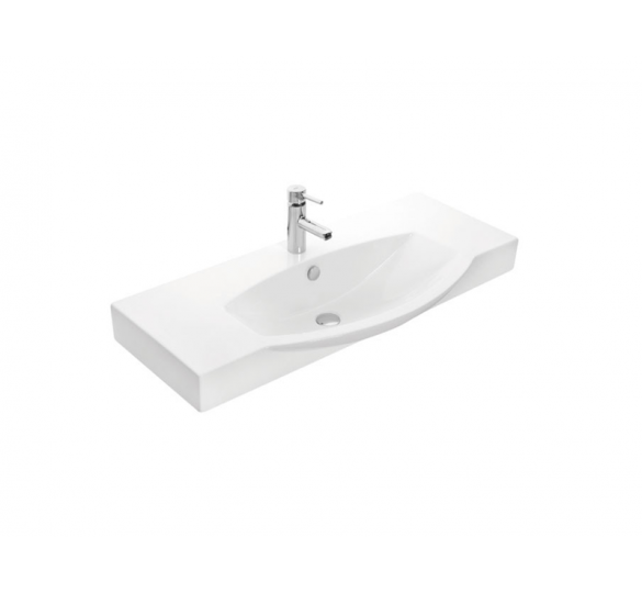 SENSO 105 BASE UNIT SHINY WHITE LACQUERED FINISH  Bathroom Furniture