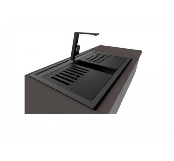 ELLECI MULTIFUNCTIONAL HPL CHOPPING BOARD 33.9 X 38.3 CM sink - kitchen accessories