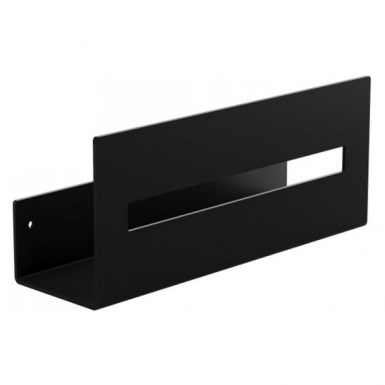 STRANTZA shelf high ledger with front black matt