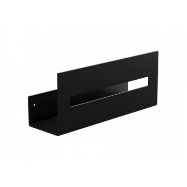 STRANTZA shelf high ledger with front black matt