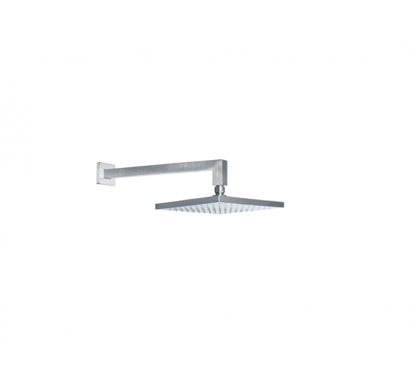 Recliner ABS head 20 X 20 X cm with wall arm 35 cm INOX E044077-R50802-110 MOUNTED ON THE WALL