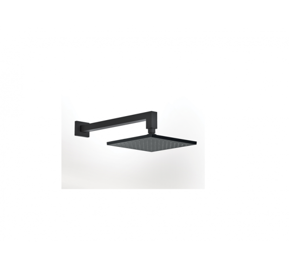 Recliner ABS head 30 X 30 X cm with wall arm 35 cm black matt E044043-R50802-400 MOUNTED ON THE WALL