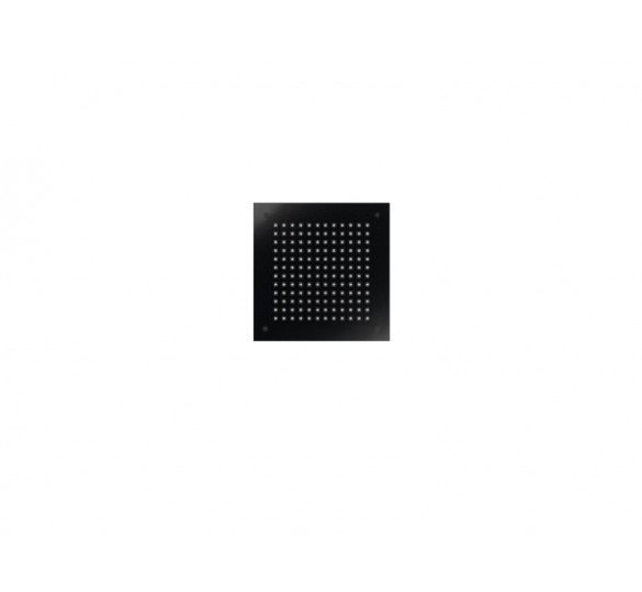 SQUARE TEMPTATION (38X38 CM) BLACK MATT E044046-400 MOUNTED ON THE WALL