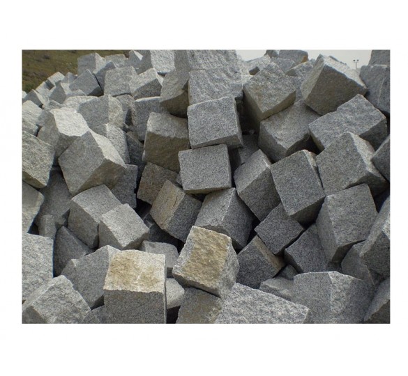 CUBE GRANITE GRAY  10X10X8CM Irregular Plates Sanitary Ware - AGGELOPOULOS SANITARY WARE S.A.