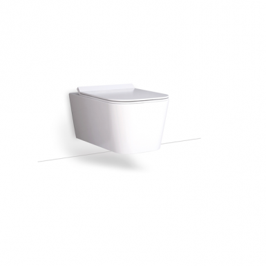 ENZO wall basin rimless white 55.5cm