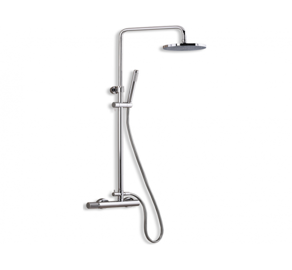 ELETTA TECNO shower with faucet column 2 outputs chrome SHOWER COLUMNS