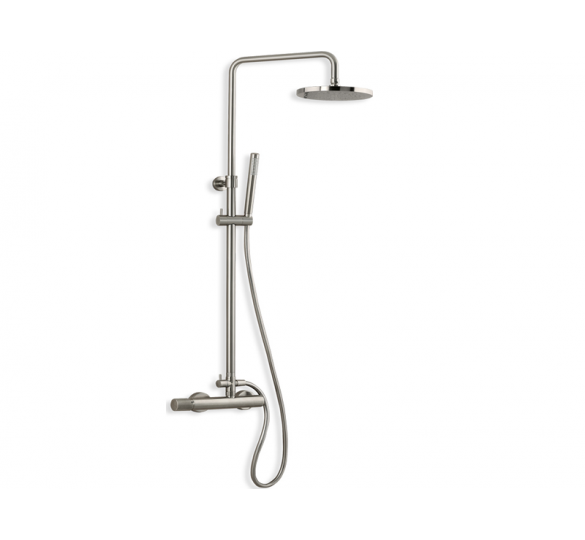 ELETTA TECNO shower with faucet column 2 outputs Inox Finish 167065-110 SHOWER COLUMNS