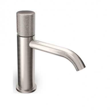 ELETTA TECNO washbasin faucet inox finish 167309-110