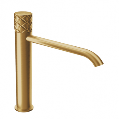 ELETTA CHESTER washbasin faucet gold brushed