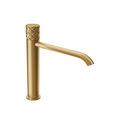 ELETTA CHESTER washbasin faucet gold brushed