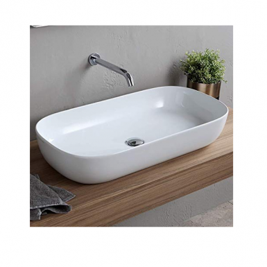 GLAM  washbasin white 76 * 39 * 11 cm