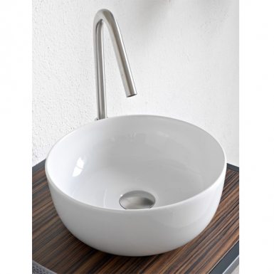 GLAM washbasin white Ø33 * 9 cm
