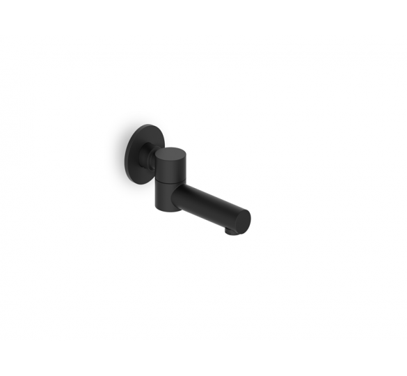 SHOWER NODE ROTATING BLACK MAT 15.5CM 26155-400 MOUNTED ON THE WALL