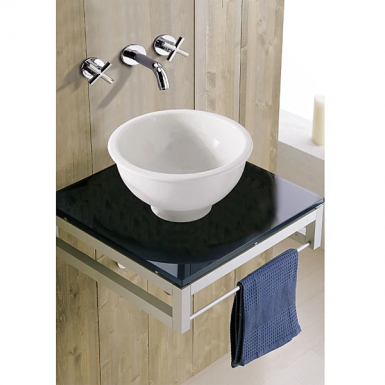 IN - OUT washbasin white Ø39.5 cm