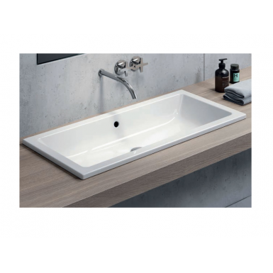 KUBE washbasin white 60 x 37 x 11 cm