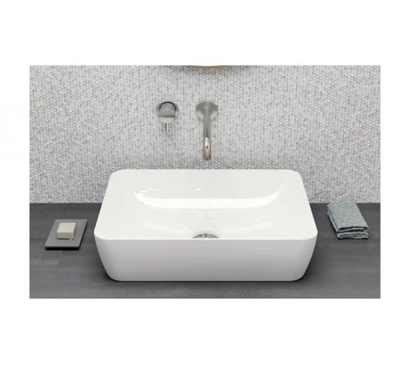 SAND washbasin white 60 * 38 * 11 cm WASHBASINS