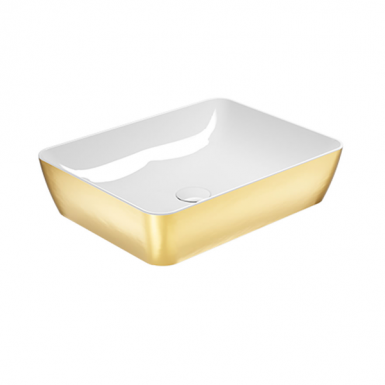 SAND washbasin gold 50 * 38 * 14 cm