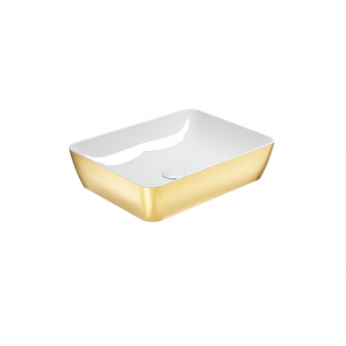 SAND washbasin gold 50 * 38 * 14 cm