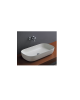 GLAM  washbasin white matt 76 * 39 * 11 cm WASHBASINS