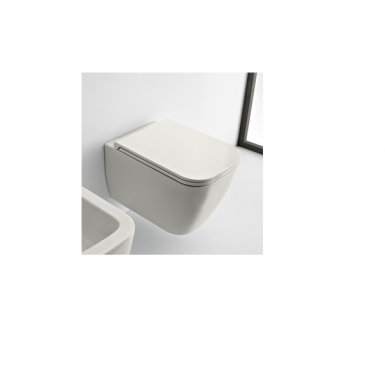 TEOREMA PEARL Clean Flush white matt wall basin  52cm