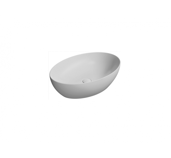 PURA washbasin white matt 60 * 42 * 16 cm WASHBASINS