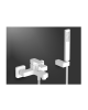 QUADRA white matt bath faucet 144210-300 BATHROOM