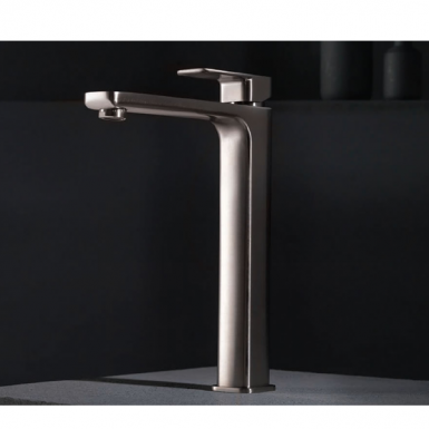 QUADRA washbasin tall inox faucet 144309P-110