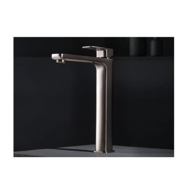 QUADRA washbasin tall inox faucet 144309P-110