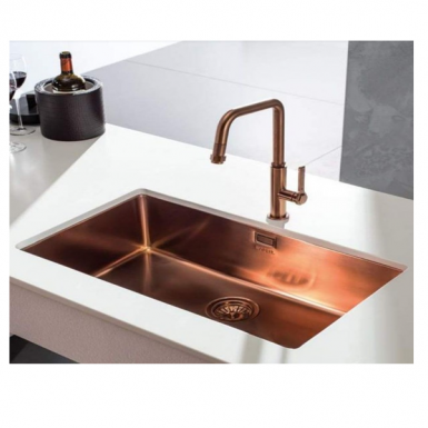 METAMORFOSIS SINK SMOOTH 75x44XCM COPPER