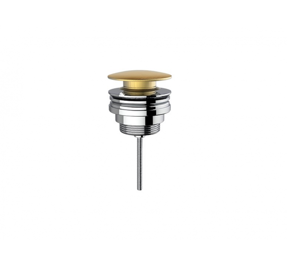 Washbasin valve clic-clac gold brushed valves-pipettes geberit