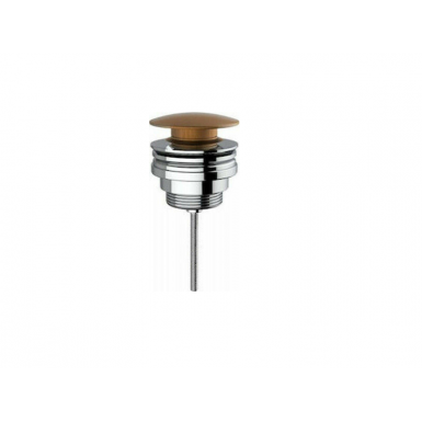 Washbasin valve clic-clac bronze brushed