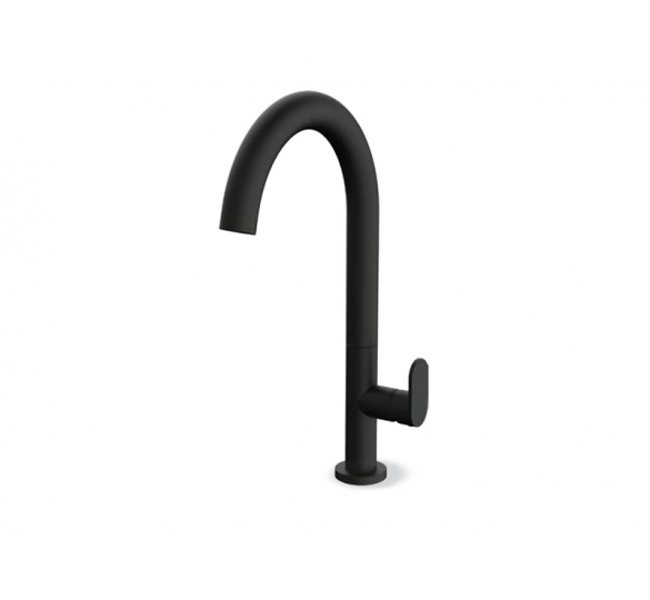 SLIM BLACK MATT faucet Washbasin 500041-400 WASHBASIN