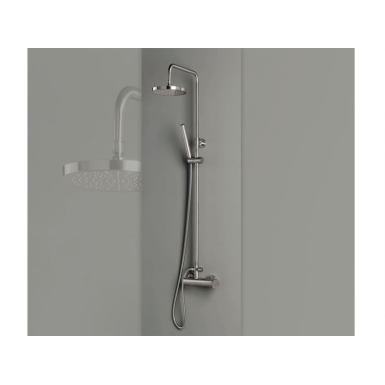 SLIM INOX faucer showerhead  500065-110