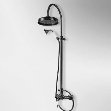 OXFORD BLACK MATT faucer showerhead 