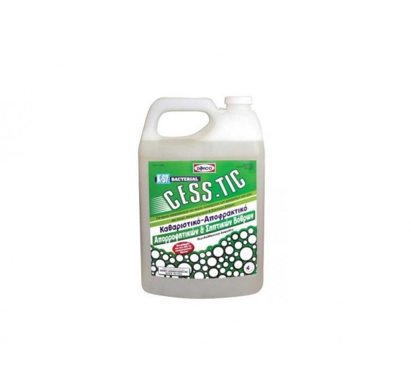 K-57 CESS-TIC cleanser cesspools 4L occlusively-preservatives sewer systems