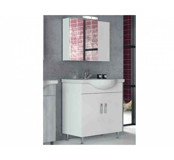ROMA 80 FULL WHITE FURNITURE Bathroom Furniture