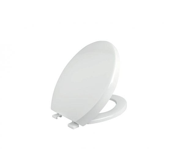 COVER BAHAMA-OLYMPUS  WHITE DUROPLAST TOILET COVERS