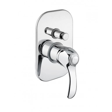 JAFAR BUILT IN SHOWER MIXER WITH DIVERTER 47 FIORE