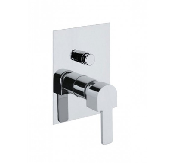 KALOS BUILT IN SHOWER MIXER WITH DIVERTER 76 FIORE MOUNTED ON THE WALL