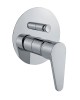 KERA BUILT IN SHOWER MIXER WITH DIVERTER 88 FIORE MOUNTED ON THE WALL