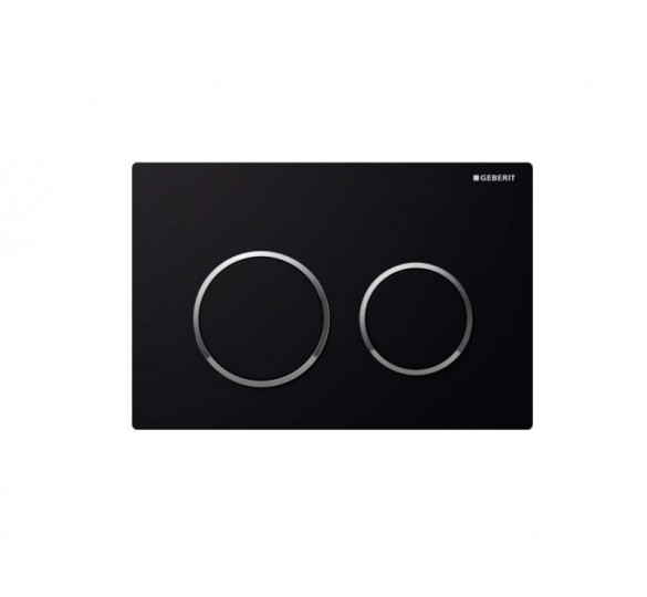 plate omega 20 115.085.KM.1 black / glossy / black geberit flush plates geberit Sanitary Ware - AGGELOPOULOS SANITARY WARE S.A.
