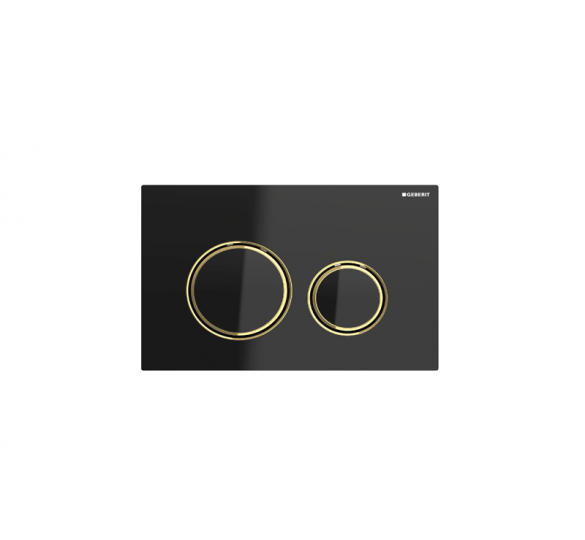 sigma plate 21 115.650.SI.1 black glass / red gold geberit flush plates geberit Sanitary Ware - AGGELOPOULOS SANITARY WARE S.A.