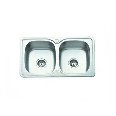 MIKRO - DUE STAINLESS STEEL SINK 80X45X20CM 18-7745