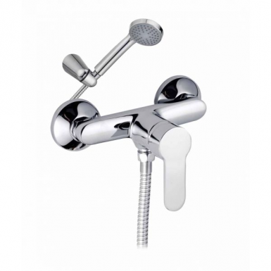 STADA FAUCET OF SHOWER WITH SPIRAL TELEPHONE AND SUPPORT