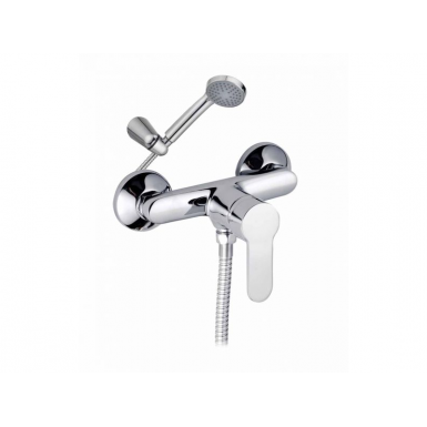 STADA FAUCET OF SHOWER WITH SPIRAL TELEPHONE AND SUPPORT