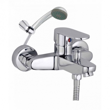 LUX FAUCET OF BATH WITH SPIRAL TELEPHONE AND SUPPORT